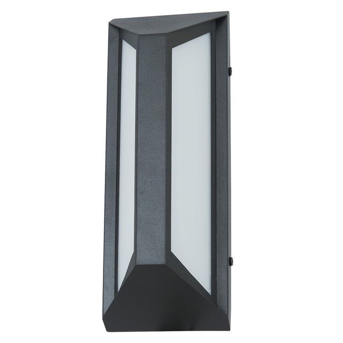 Abra Lighting Newport 1 Light 12" Angled Side Wall Fixture, Black