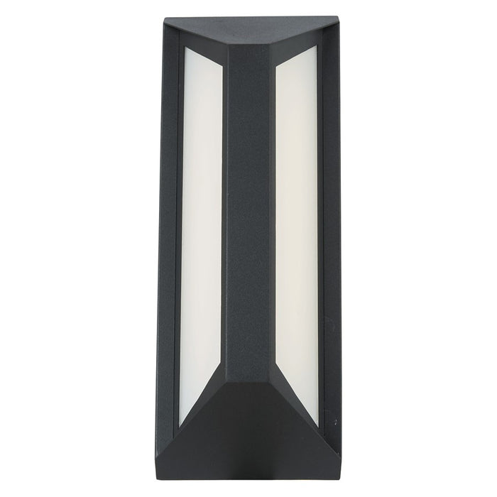 Abra Lighting Newport 1 Light 12" Angled Side Wall Fixture, Black