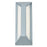 Abra Lighting Newport 1 Light 12" Angled Side Wall Light, Silica