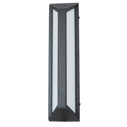 Abra Lighting Newport 1 Light 18" Angled Side Wall Fixture, Black