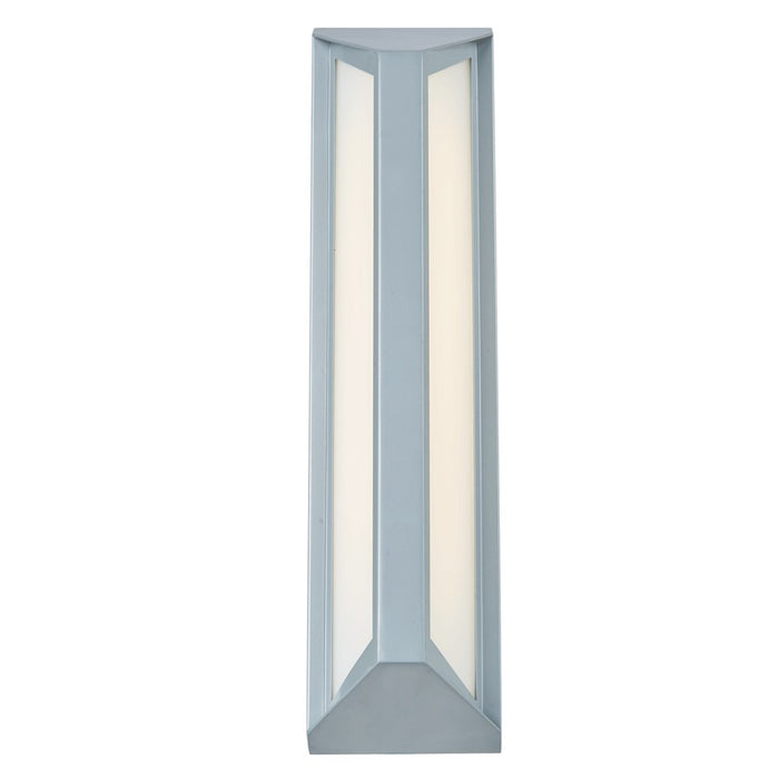 Abra Lighting Newport 1 Light 18" Angled Side Wall Light, Silica