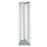 Abra Lighting Newport 1 Light 18" Angled Side Wall Light, Silica