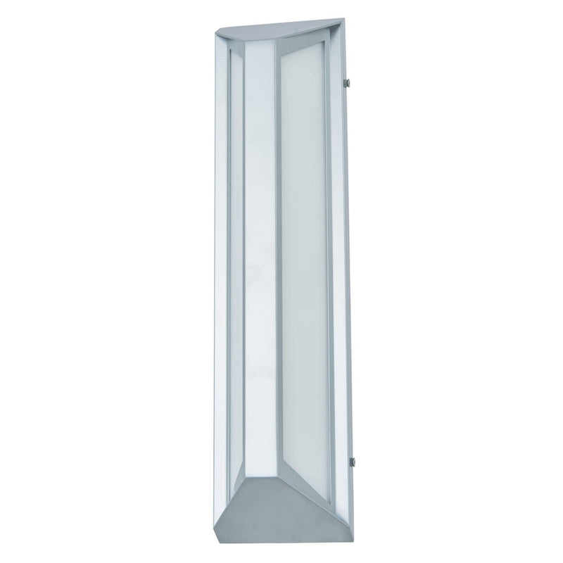 Abra Lighting Newport 1 Light 18" Angled Side Wall Light, Silica