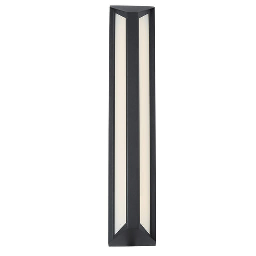 Abra Lighting Newport 1Lt 24" Angled Side Wall Fixture, Black - 50088ODW-MB-TRIX