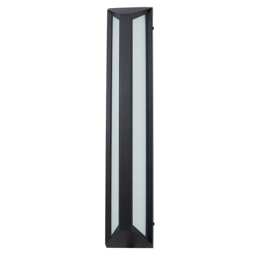 Abra Lighting Newport 1 Light 24" Angled Side Wall Fixture, Black