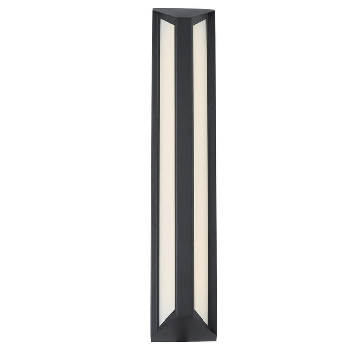 Abra Lighting Newport 1 Light 24" Angled Side Wall Fixture, Black