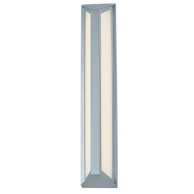 Abra Lighting Newport 1 Light 24" Angled Side Wall Light, Silica