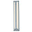 Abra Lighting Newport 1 Light 24" Angled Side Wall Light, Silica