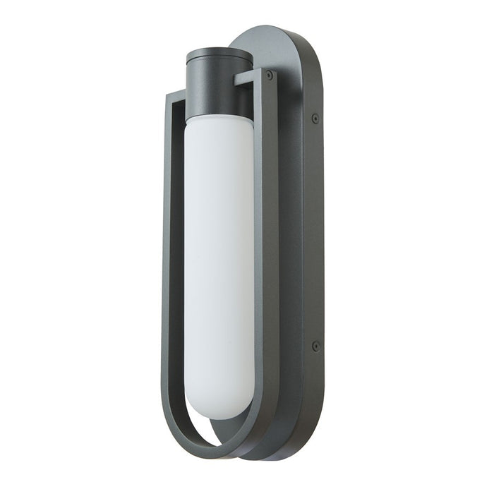 Abra Lighting Siren 1 Light Marine Grade Wall Light/Frost, Black