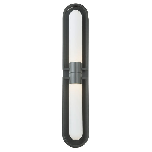 Abra Lighting Siren 2 Light Marine Grade Wall Light/Frost, Black