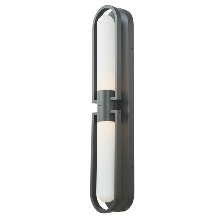 Abra Lighting Siren 2 Light Marine Grade Wall Light/Frost, Black