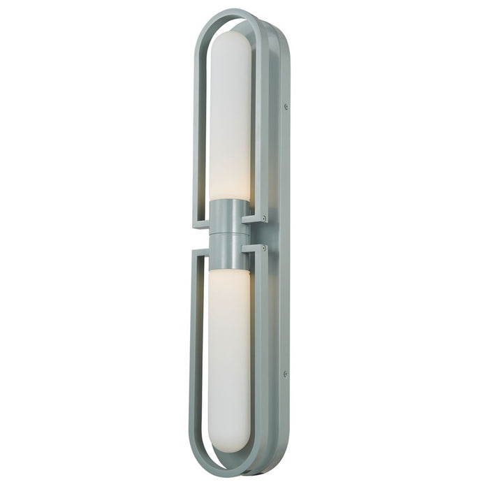 Abra Lighting Siren 2 Light Marine Wall Light/Frost, Silica