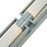 Abra Lighting Siren 2 Light Marine Wall Light/Frost, Silica