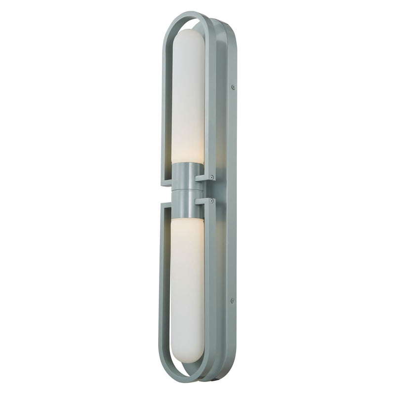 Abra Lighting Siren 2 Light Marine Wall Light/Frost, Silica