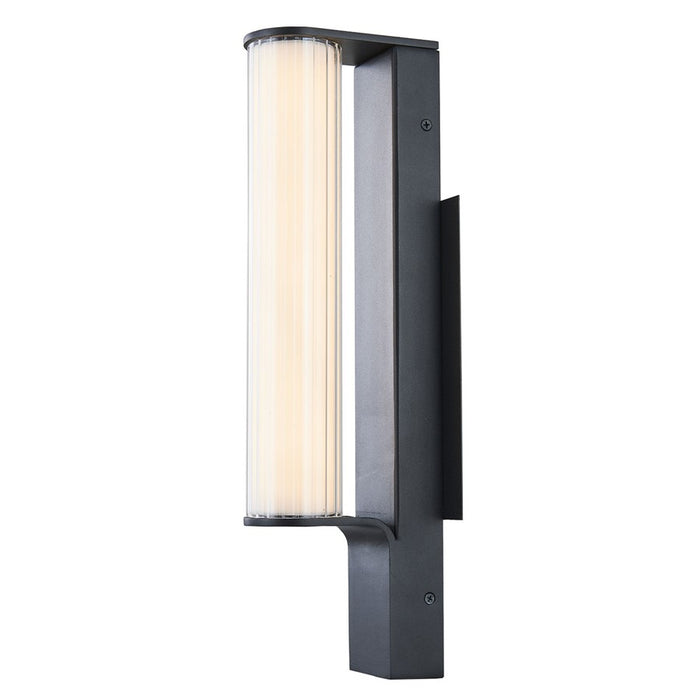 Abra Lighting Macie 16" Marine Wall Light/Ribbed Frost, BK