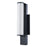 Abra Lighting Macie 16" Marine Wall Light/Ribbed Frost, BK
