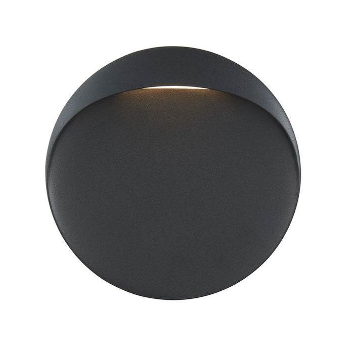 Abra Lighting Sol 1 Light Wet Location Wall Fixture, Black - 50105ODW-MB-SOL