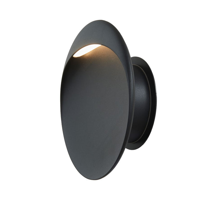 Abra Lighting Sol 1 Light Wet Location Wall Fixture, Black