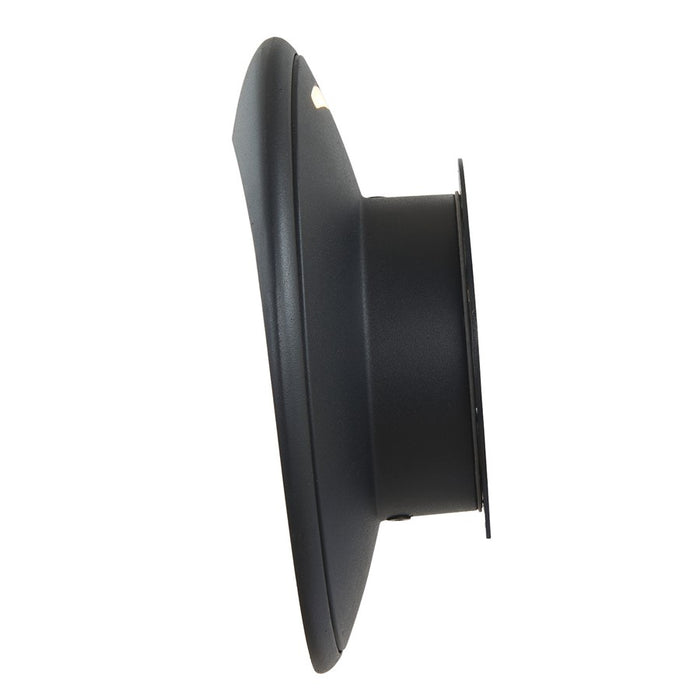Abra Lighting Sol 1 Light Wet Location Wall Fixture, Black