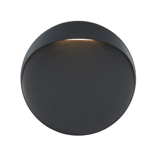 Abra Lighting Sol 1 Light Wet Location Wall Fixture, Black