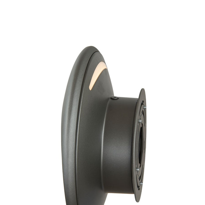 Abra Lighting Sol 1 Light Wet Location Wall Fixture, Silva