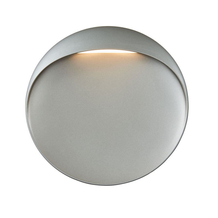 Abra Lighting Sol 1 Light Wet Location Wall Fixture, Silva