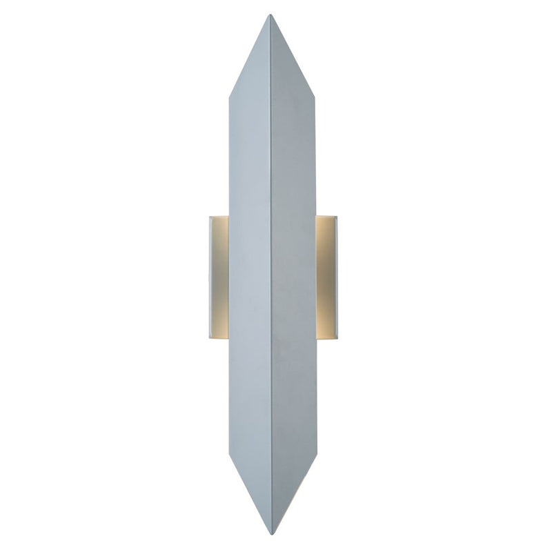 Abra Lighting Pauldron 18" Reflective Wall Light, Silica
