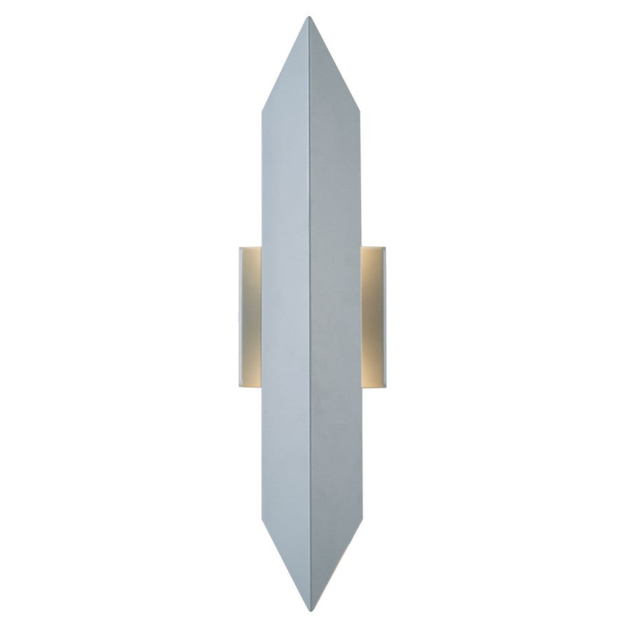 Abra Lighting Pauldron 18" Reflective Wall Light, Silica