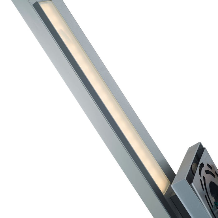 Abra Lighting Pauldron 30" Reflective Wall Light, Silica