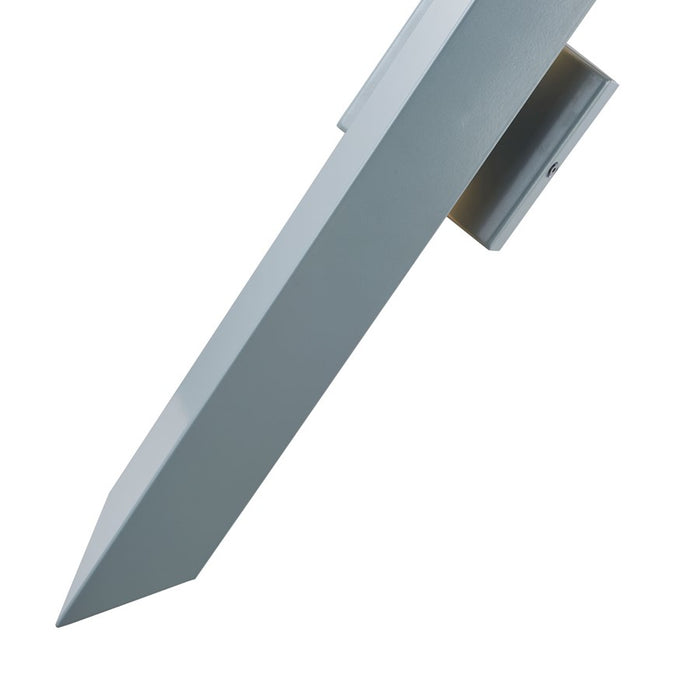 Abra Lighting Pauldron 30" Reflective Wall Light, Silica