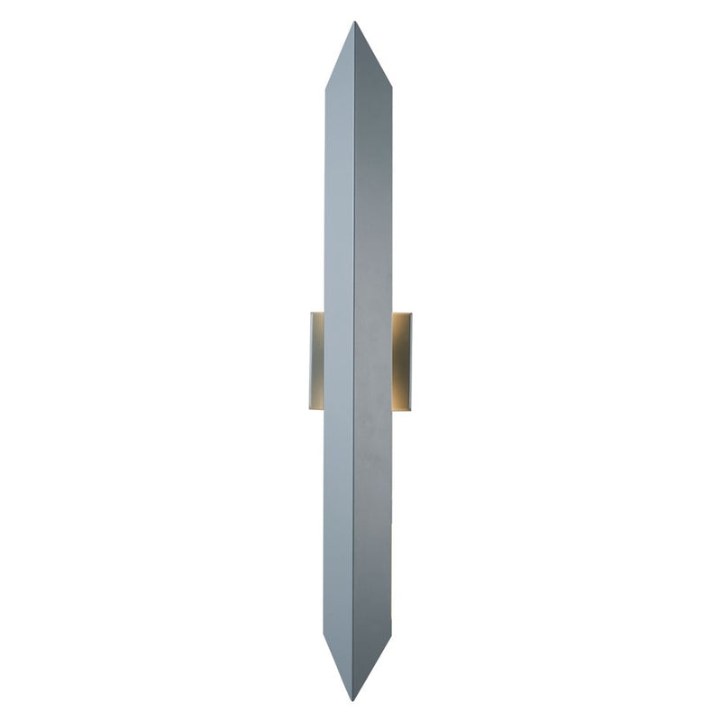 Abra Lighting Pauldron 30" Reflective Wall Light, Silica