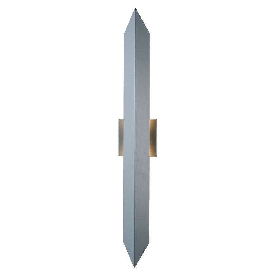 Abra Lighting Pauldron 30" Reflective Wall Light, Silica