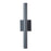 Abra Lighting Obelisk 18" Reflective Tube Wall Light, BK