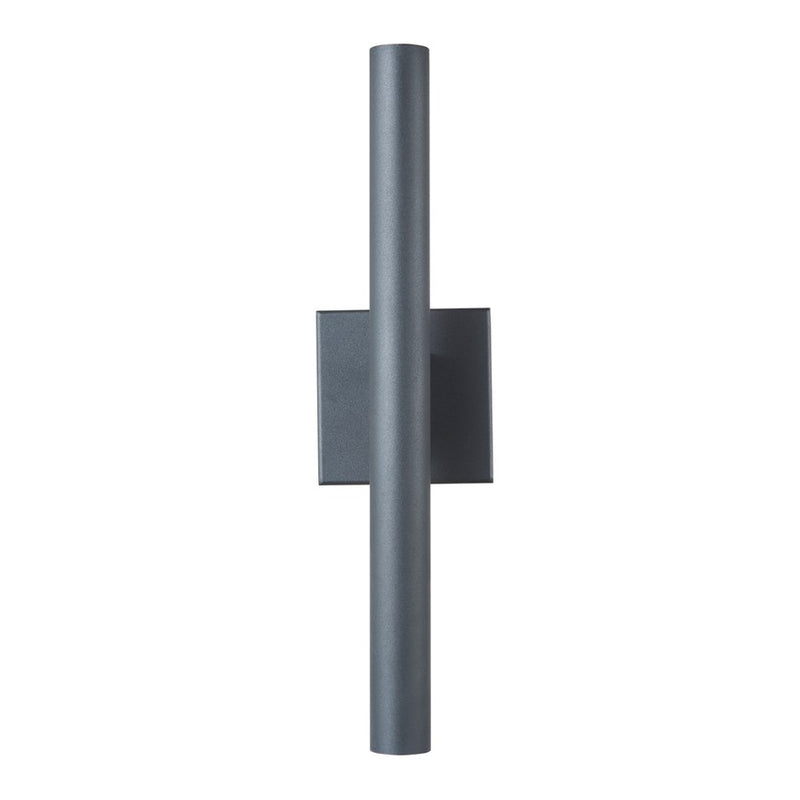 Abra Lighting Obelisk 18" Reflective Tube Wall Light, BK