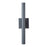 Abra Lighting Obelisk 18" Reflective Tube Wall Light, BK