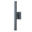 Abra Lighting Obelisk 18" Reflective Tube Wall Light, BK