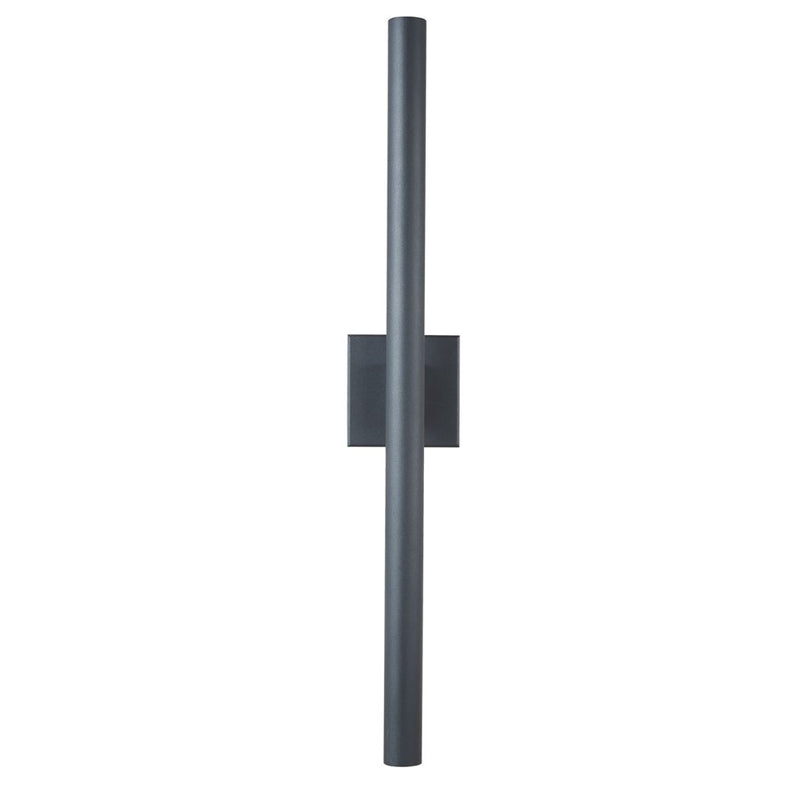 Abra Lighting Obelisk 30" Reflective Tube Wall Light, BK