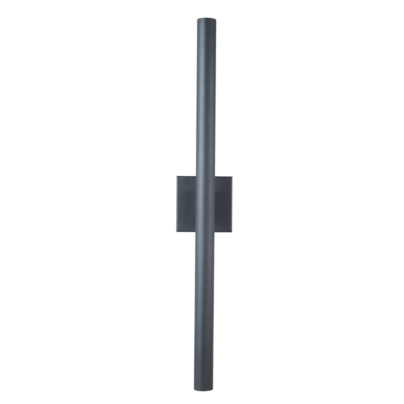 Abra Lighting Obelisk 30" Reflective Tube Wall Light, BK