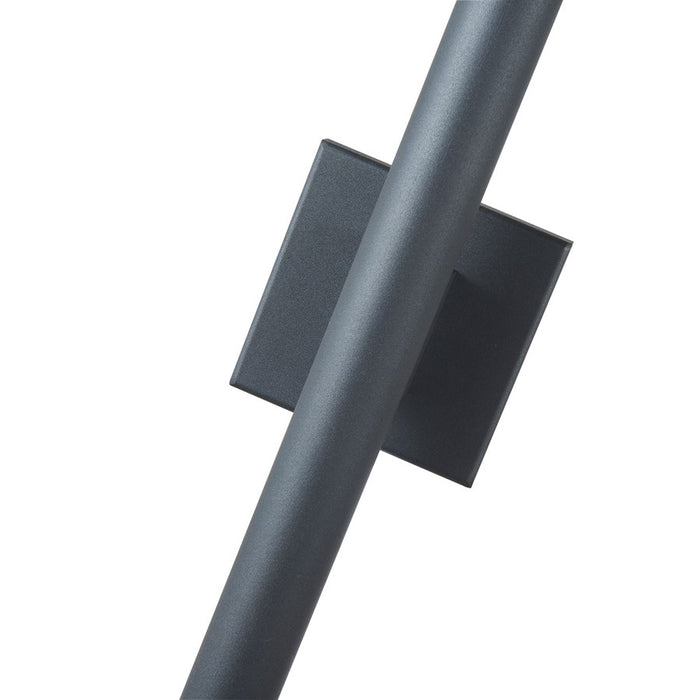 Abra Lighting Obelisk 30" Reflective Tube Wall Light, BK
