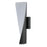 Abra Lighting Vortex 2 Light 15" Twirled Acrylic Wall Light, BK