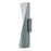 Abra Lighting Vortex 2 Light 15" Twirled Wall Light, Silica