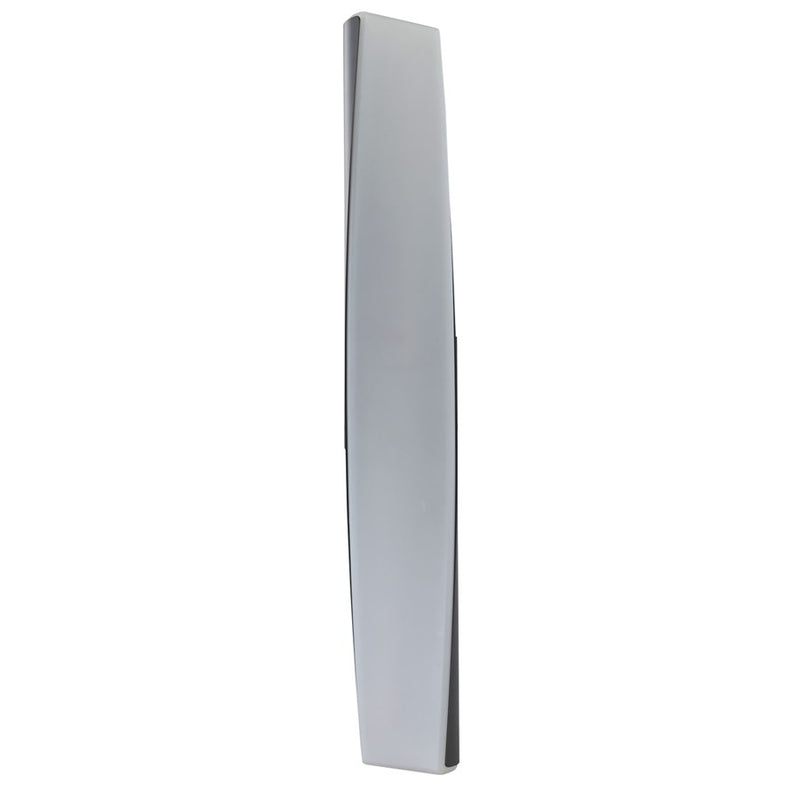 Abra Lighting Vortex 2 Light 28" Twirled Acrylic Wall Light, BK