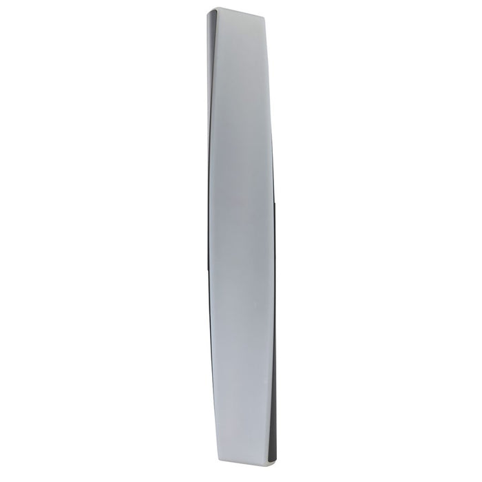 Abra Lighting Vortex 2 Light 28" Twirled Acrylic Wall Light, BK