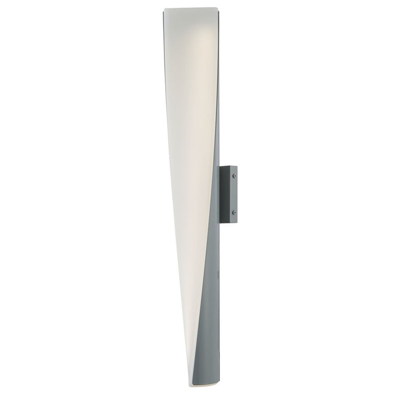 Abra Lighting Vortex 2 Light 28" Twirled Wall Light, Silica