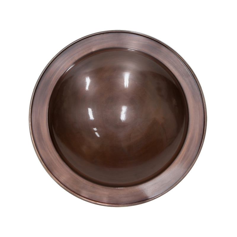 Achla Classic Copper 18in Birdbath Bowl | Antique Copper Finish Brass | Garden & Patio Bird Bath | 18 x 18 x 6 in | Model BB-12