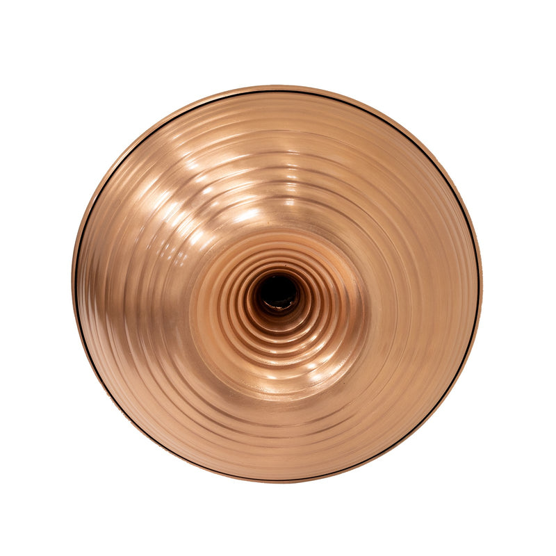 Achla Droplet 9in Birdbath & Feeder | Satin Copper Brass | Patio & Garden Accent | 9 x 9 x 14 in | Model BFB-01