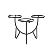 Achla Frida III Plant Stand | Mid-Century Wrought Iron Black | Tabletop Display for Small Pots | 11.5 x 11.5 x 7.75 in | Model FC-07