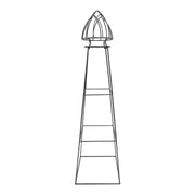 Achla Minar Pylon I 65.5in Wrought Iron Plant Trellis | Graphite Powdercoat | Garden Entryway & Vegetable Bed | 17.75 x 17.75 x 65.5 in | Model PYL-21