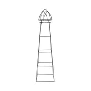 Achla Minar Pylon II 87in Wrought Iron Plant Trellis | Graphite Powdercoat | Garden Entryway & Vegetable Bed | 21.75 x 21.75 x 87 in | Model PYL-22