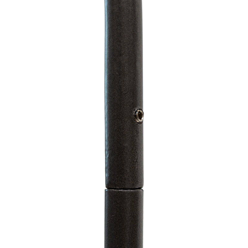 Achla Fiddlehead Poles Pack of 2 Wrought Iron Garden Stakes | Graphite Powdercoat | Lawn & Garden Path | 10 x 0.75 x 42 in | Model PYS-02-2